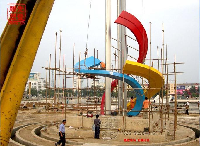 【不锈钢雕塑】南京先登雕塑设计制作大型不锈钢城市雕塑 南京雕塑厂